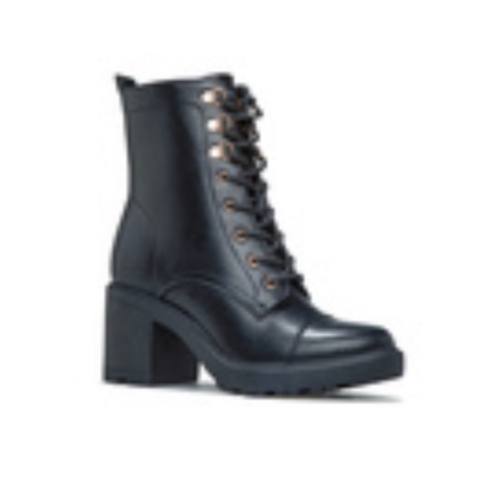 JAY BLOCK HEEL COMBAT BOOT